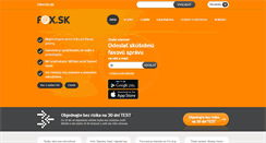 Desktop Screenshot of fax.sk